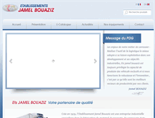 Tablet Screenshot of ets-bouazizjamel.com